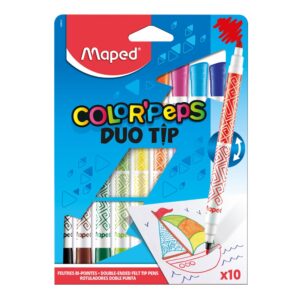 FLOMASTERI MAPED COLOR`PEPS M849010 DUO TIP