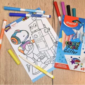 FLOMASTERI MAPED COLOR`PEPS M845808 GLITER