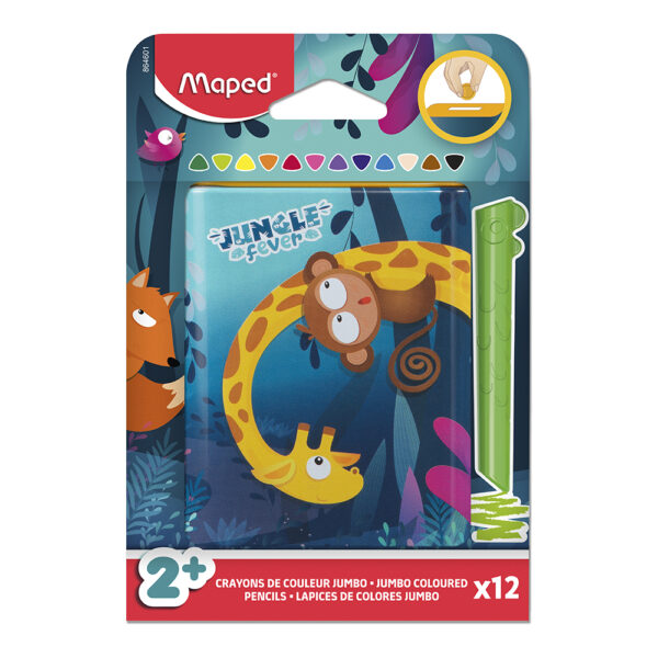 BOJICE ZA CRTANJE MAPED MAXI INFINITY JUNGLE